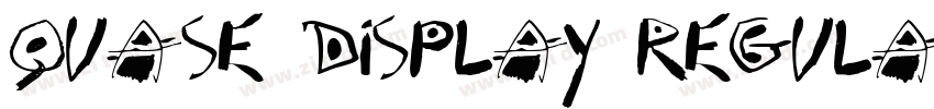 Quase Display Regula字体转换 Quase Display Regula字体转换